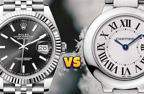 which watch is better rolex or cartier|Rolex vs Cartier watch.